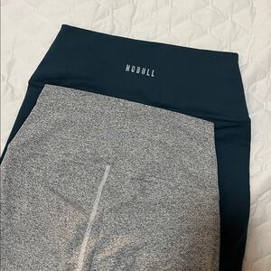 2 pairs of NOBULL Heather Gray Women's Leggings